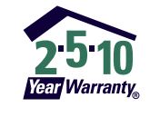 2-5-10 Year Warranty logo